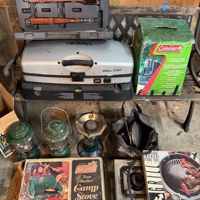 Camping Cooking & Lantern Mystery Lot 