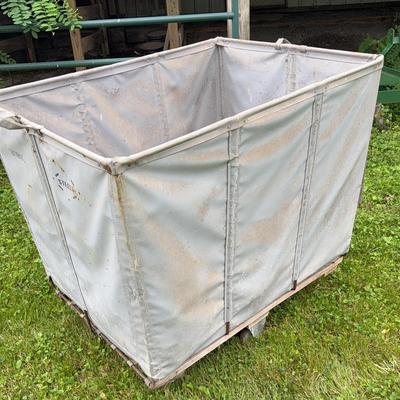 Large Push Cart Storage Bin