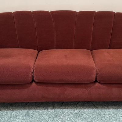 Burgundy Sofa