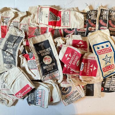 60+ Lead Shot Canvas Bags