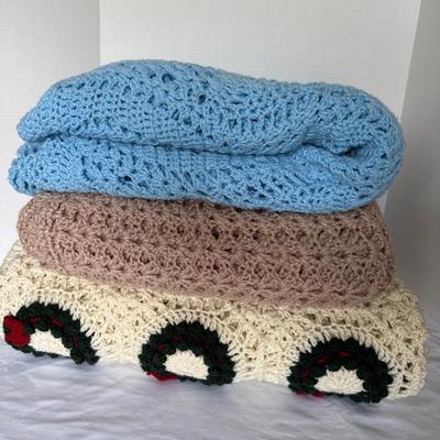 Vintage Crochet Throw Blankets