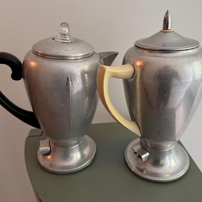 Two Mirro Percolator Coffee Pots