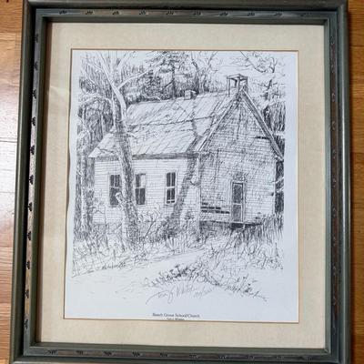 Beech Grove School Church-Signed 