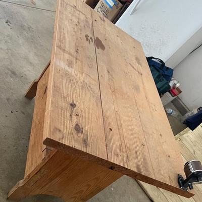 Work Bench That’s Also An Actual Bench!