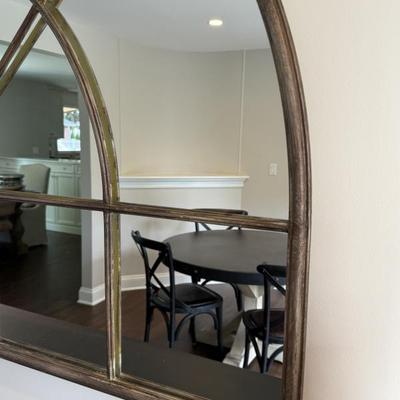 Nordic Iron Console/Entry Way  Mirror 39”H x 55” W x .75” D