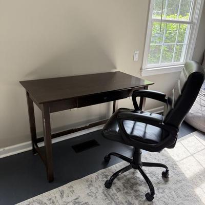 Small office desk and chair 