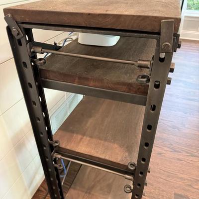 Restoration Hardware Parisian Industrial Console Table 
72” W x 14.5” D x 36” H