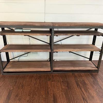 Restoration Hardware Parisian Industrial Console Table 
72” W x 14.5” D x 36” H