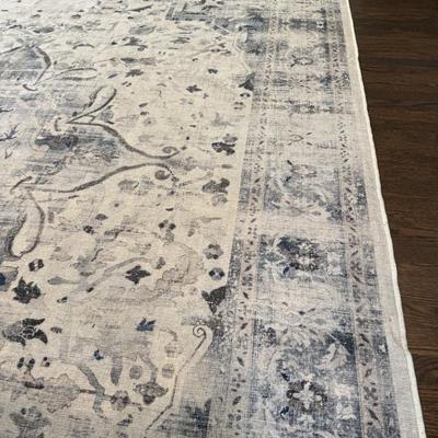 Ruggable Area Rug, Blue Quartz 12x9