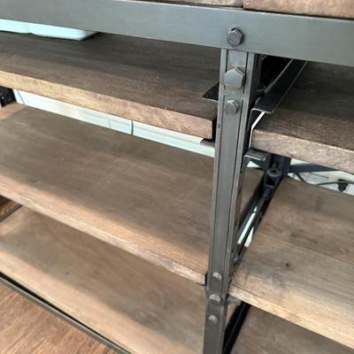 Restoration Hardware Parisian Industrial Console Table 
72” W x 14.5” D x 36” H