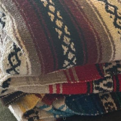Brightly Colored Blankets