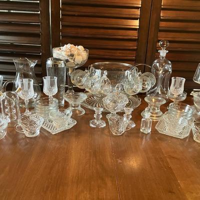 Giant Glassware Lot