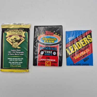 367 Topps conlon collector card packs