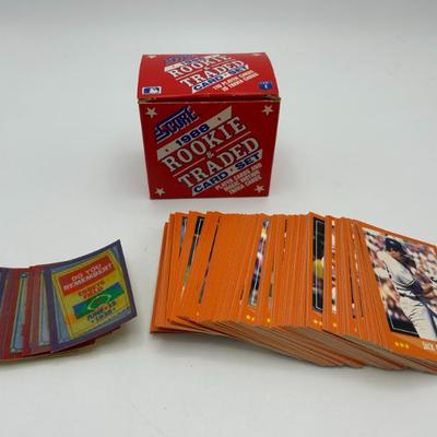 164 1988 score rookie traded mlb baseball card set