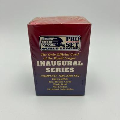 166 sealed 1991 pro set inaugural series 150 football card set