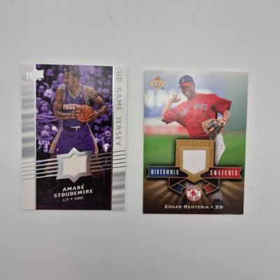 373 Ud game jersey swatch mlb cards