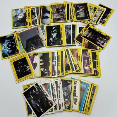406 1980s 90s topps batman cards lot