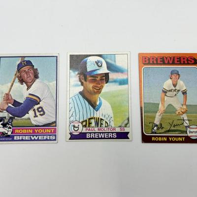 327 vintage brewers baseball cards 3)