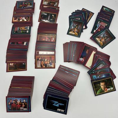 354 lot of 1991 star trek impel trading cards paramount