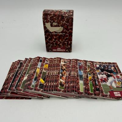 161 1991 pro prospects star pics football card set