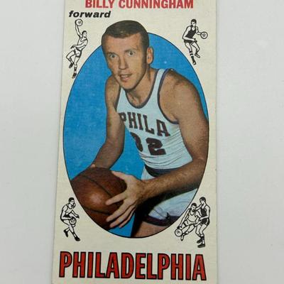 14 1969 topps billy cunningham rookie card 40