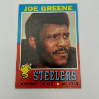 316 1971 mean joe green rookie card topps 245