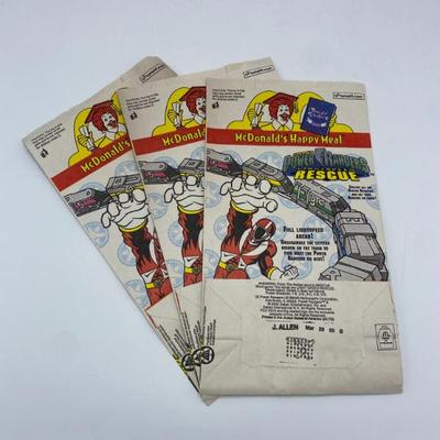 Lot 8129 happy meal bags
