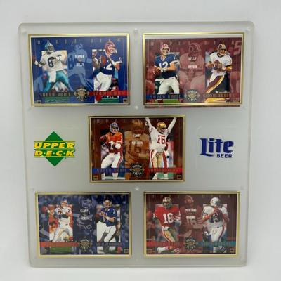 750 1993 upper deck super bowl showdown series full set of 5