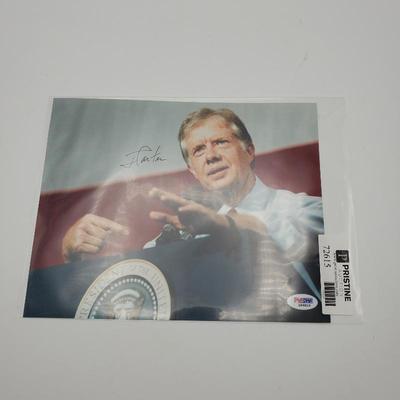 712 jimmy carter signed picture
