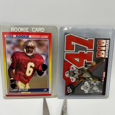 326 leroy butler aj hawk rookie cards