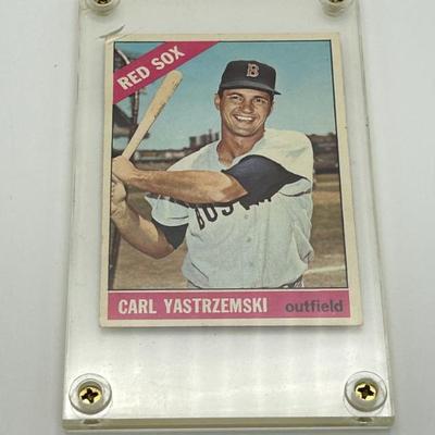 205 1966 carl yastrzemski topps 70 baseball card red sox