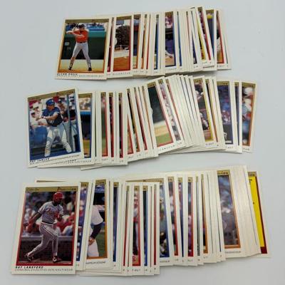 137 lot of 1991 o pee chee mlb baseball cards