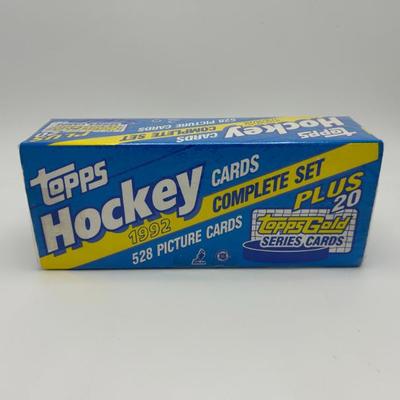 114 sealed 1992 topps gold series hockey nhl card box
