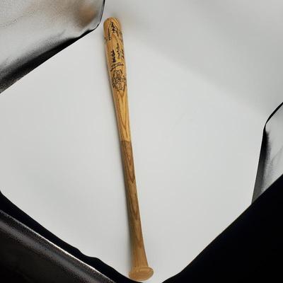740 signed baseball bat adirondack