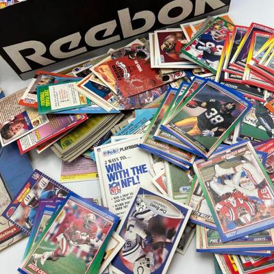 417 big assorted lot of sports cards nfl, nhl, nba)