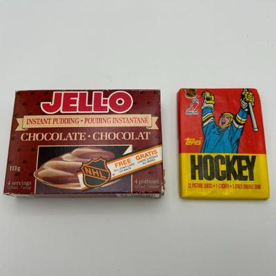 122 wayne gretzky jell o card box 1987 topps nhl card pack