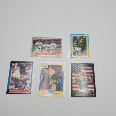 707 lot of 5 baseball cards