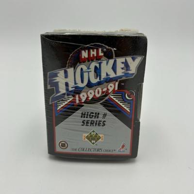 103 sealed 1990 91 upper deck nhl hockey high series card box