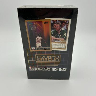 147-153 sealed skybox 1990 91 season basketball card box