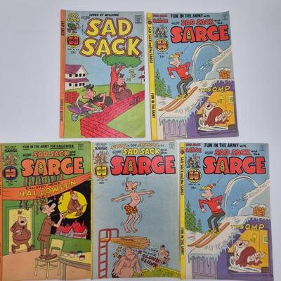 Sad sack sarge comics harvey world