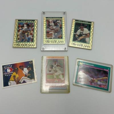 126 assorted lot of 6 baseball cards 1990s)
