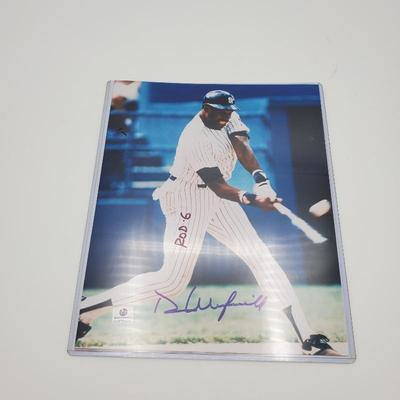 724 dave winfield signed photo