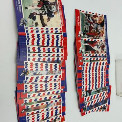 134 1990 stars n stripes nfl asher football cards