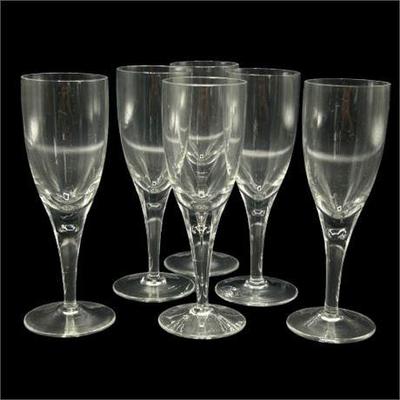 Lot 035   
Skruf Stockholm Teardrop Wine Glasses, Set of Six (6)