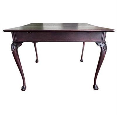 Lot 014-222  
Queen Anne Style Game Table