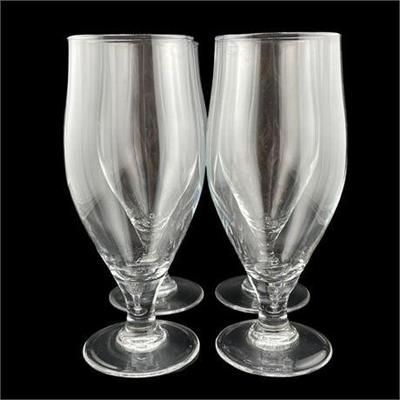 Lot 081   
French Cervoise Pilsner Glasses, Four (4)