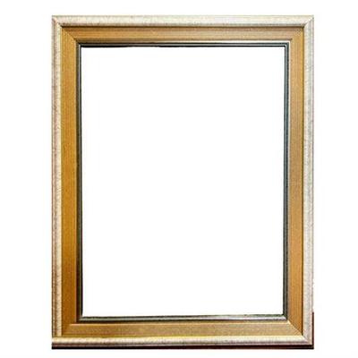 Lot 146   
Cream Marbled Style Border Inset With Ribbed Gold Tone Picture Frame
