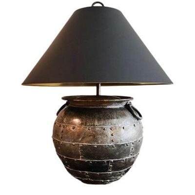 Lot 027-173   
Chapman Lamp With Vessel Shaped Riveted Base