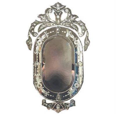 Lot 024-147  
Venetian Etched Wall Mirror