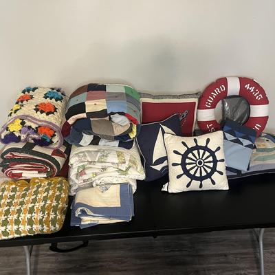 Quilts and afghans (some handmade)